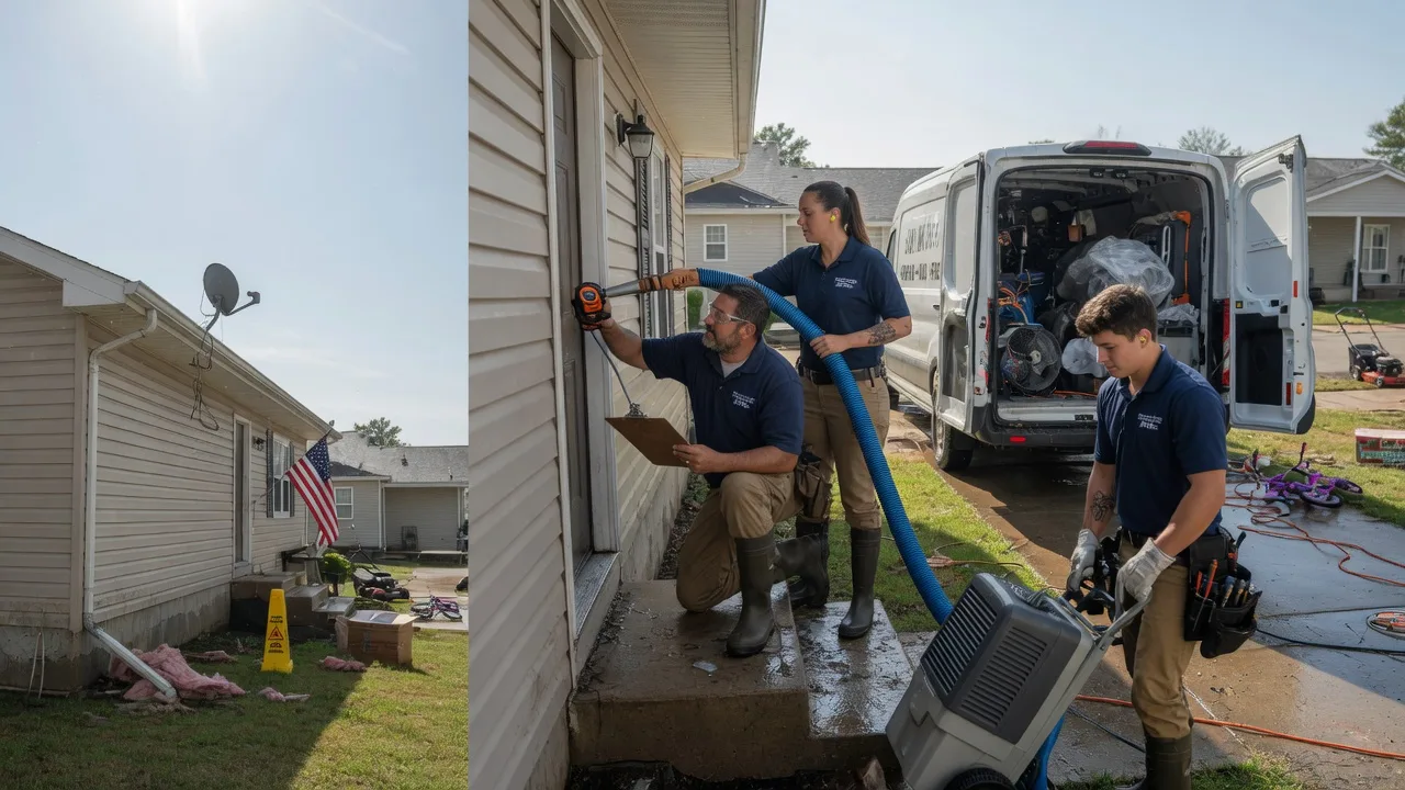 Ceiling Water Damage Restoration in Williamsburg, KS near me